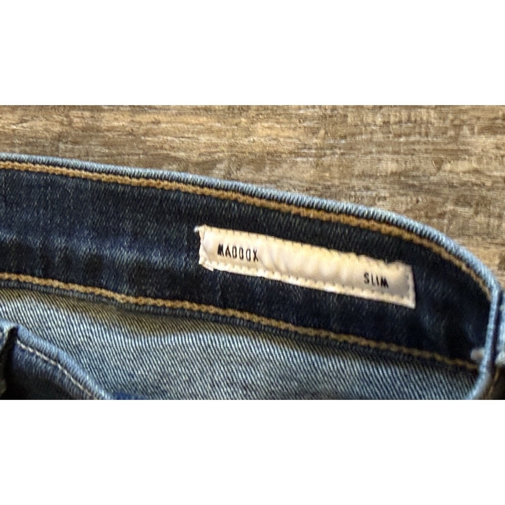 EDWIN MADDOX SLIM JEANS - Men's Size 31 X 31-DARK BLUE DENIM - STRETCH - NEW!! - Picture 3 of 7